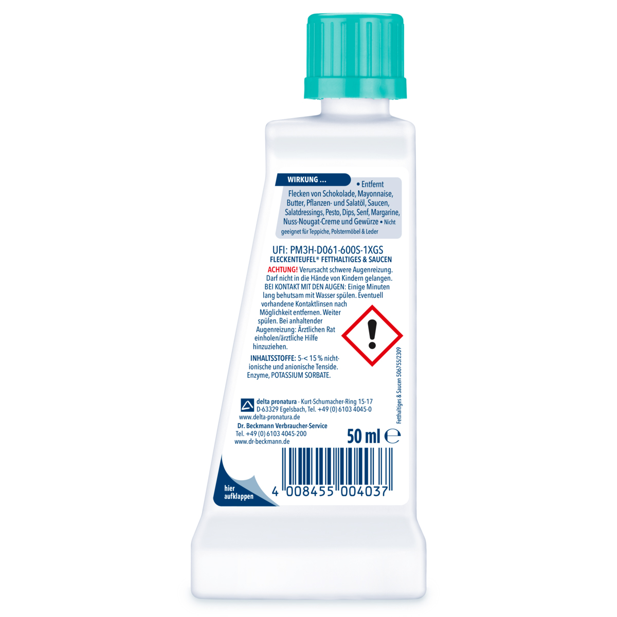 DR.BECKMANN Fleckenteufel Fetthaltiges & Saucen 50ml