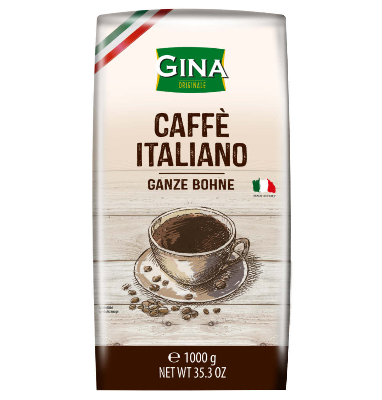 GINA Caffè Italiano Ganze Bohne 1kg