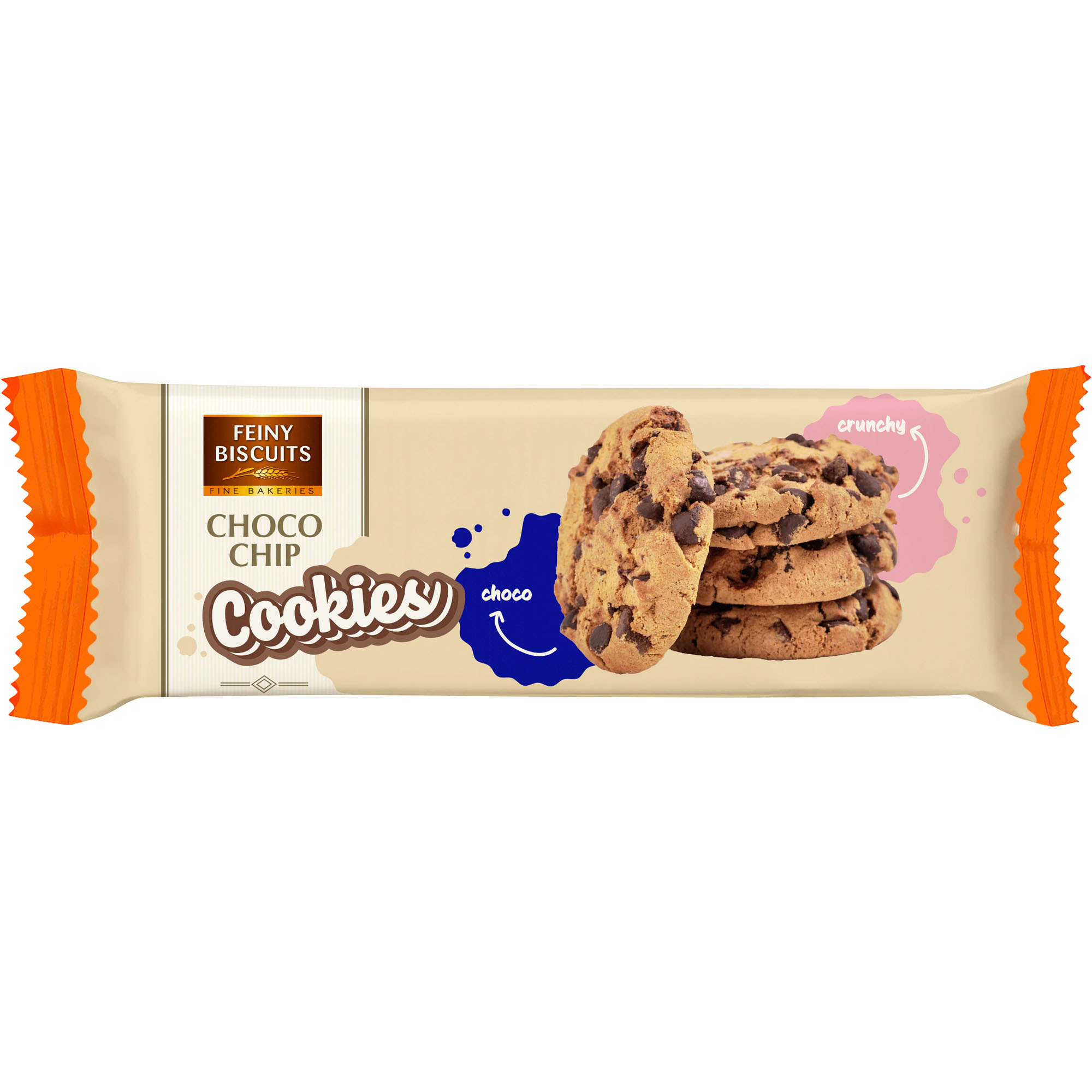 FEINY BISCUITS Choco Chip Cookies 125g