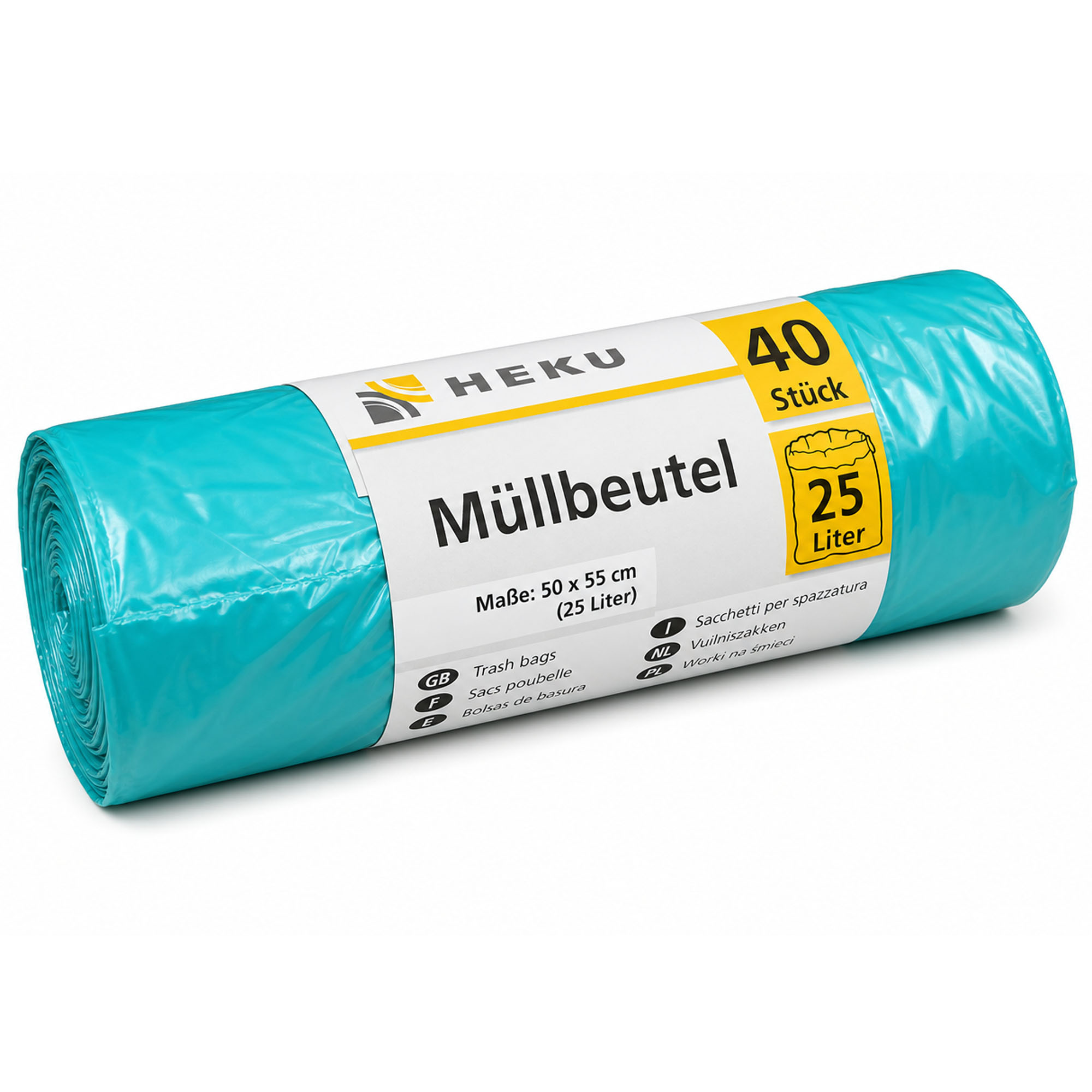 HEKU Müllbeutel 25l, 40 Stück, 50x55cm