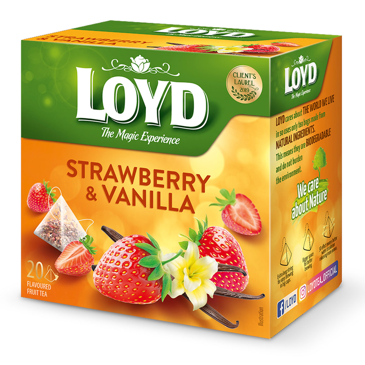 LOYD Strawberry & Vanilla 20x2g