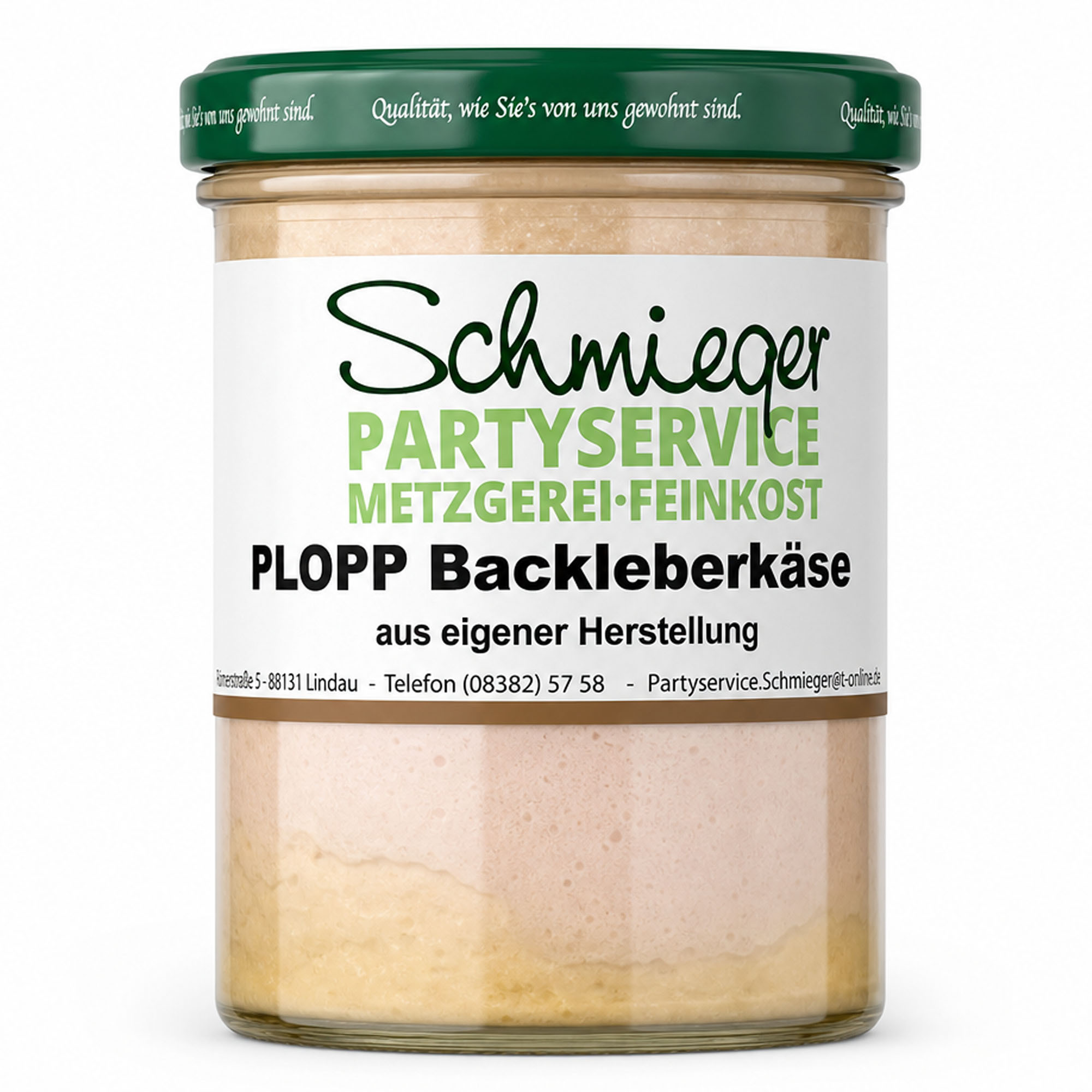 SCHMIEGER Plopp Backleberkäse grob 360g