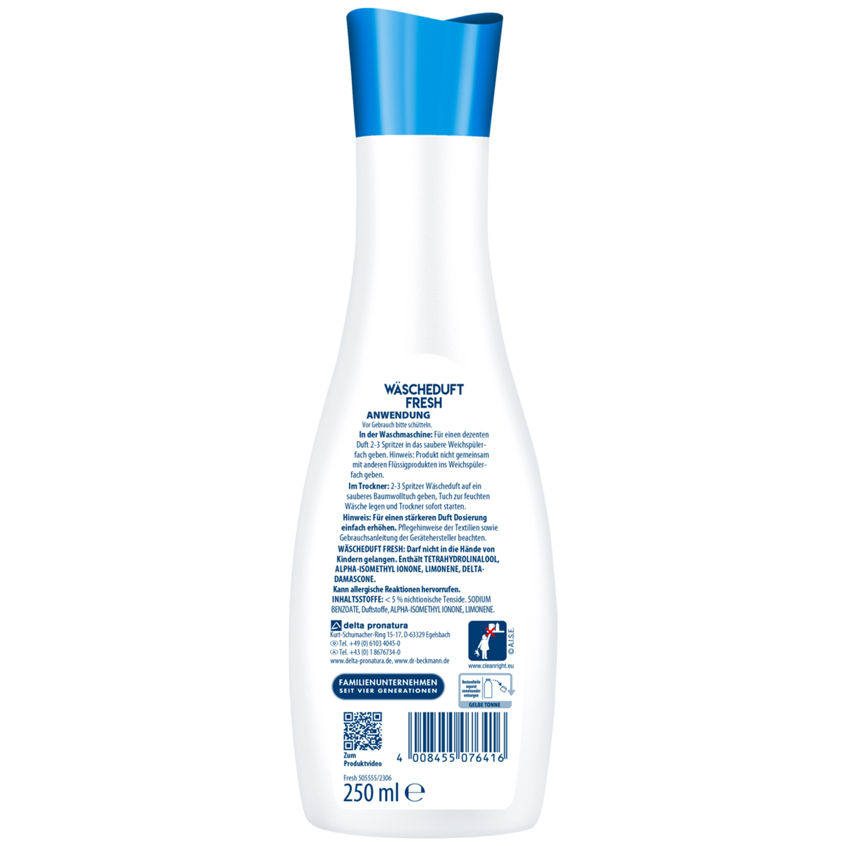 DR.BECKMANN Wäscheduft Fresh 250ml