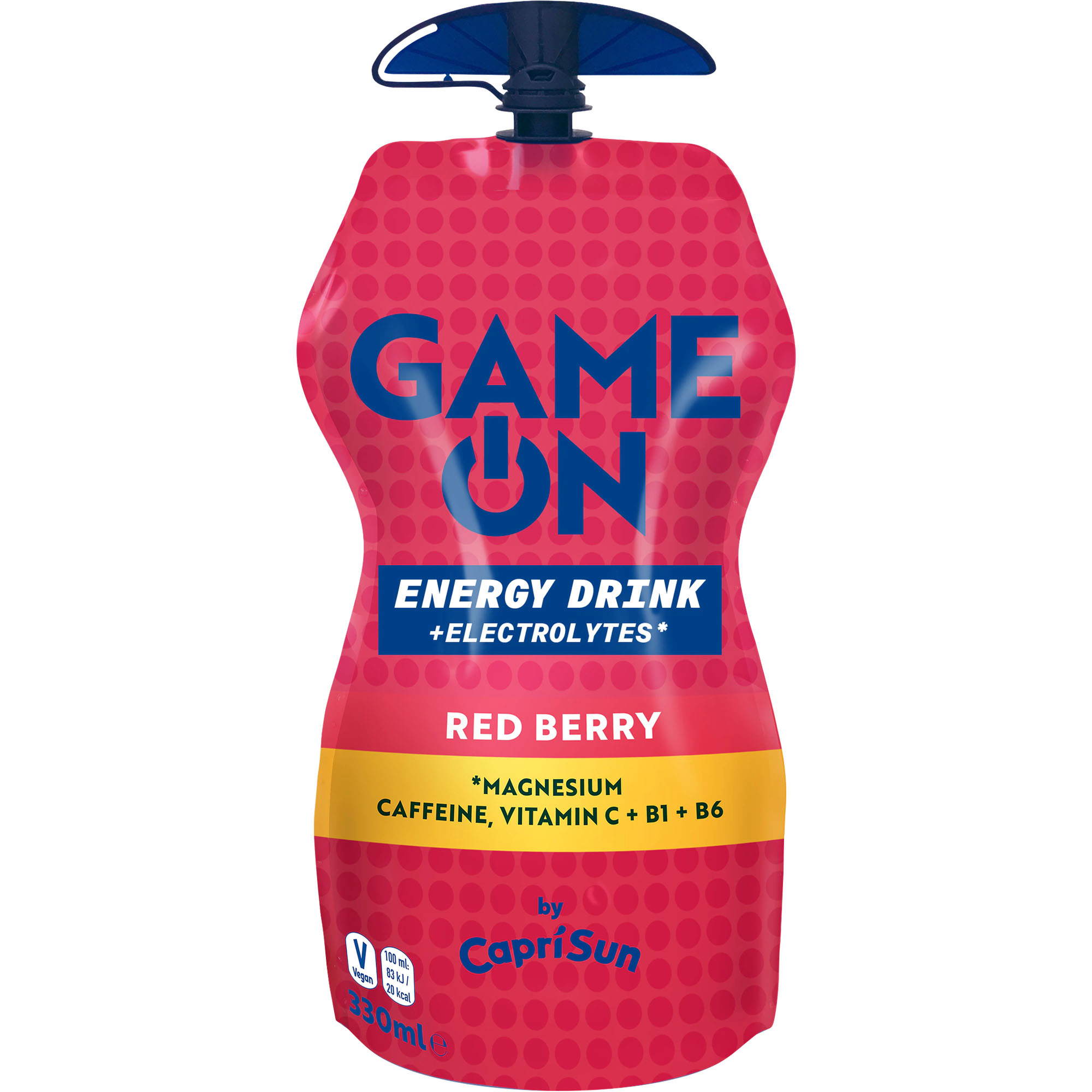 GAME ON Energy Drink Electrolytes Red Berry 15er-Pack (15 x 330ml)