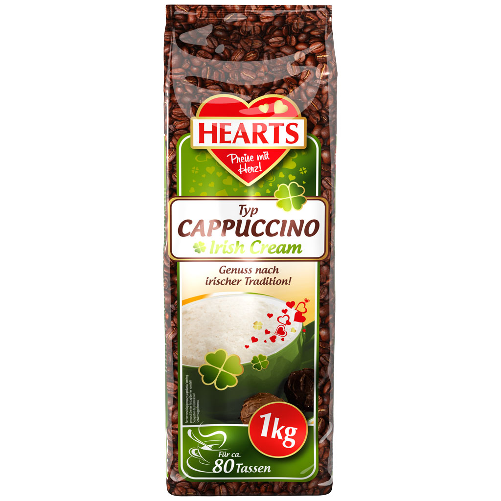 HEARTS Typ Cappuccino Irish Cream 1kg