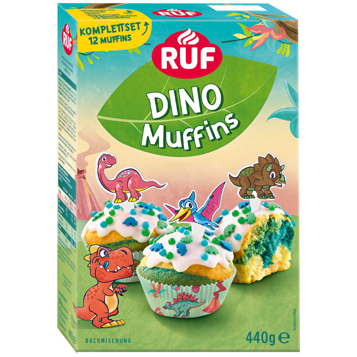 RUF Dino Muffins Backmischung 440g