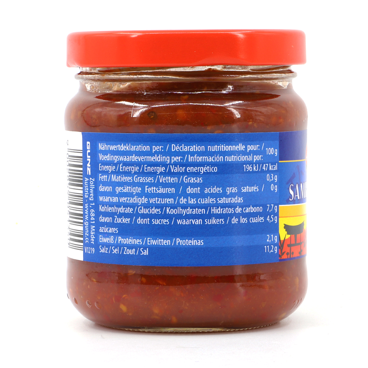 ASIA GOLD Sambal Oelek 200g