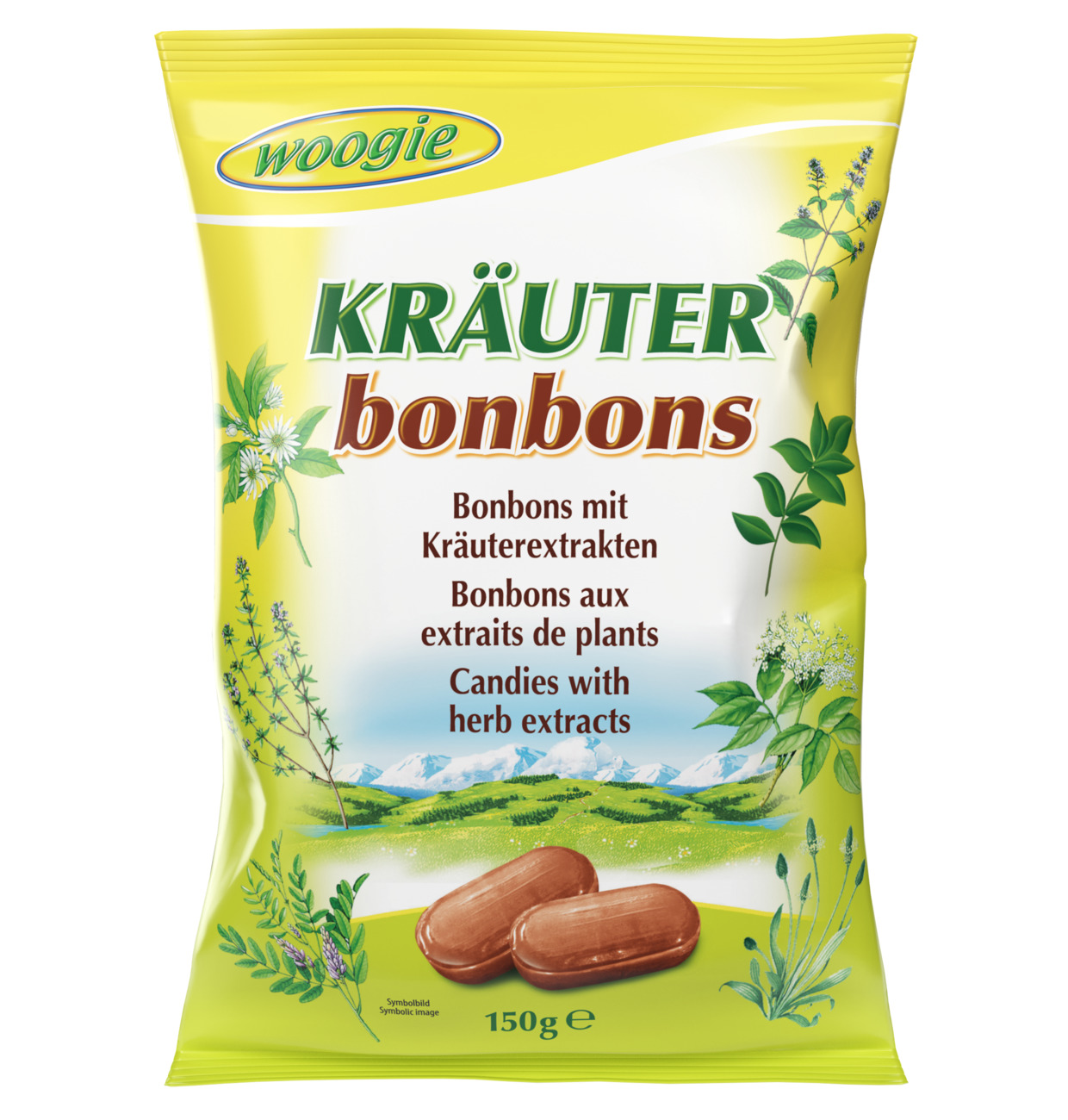 WOOGIE Kräuterbonbons 150g