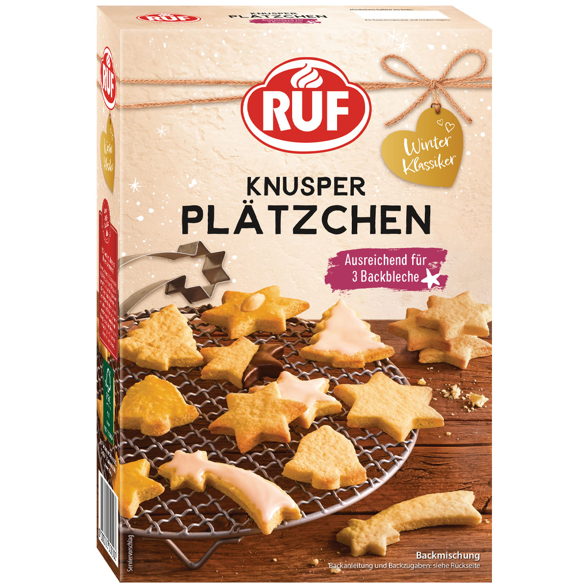 RUF Knusper Plätzchen Backmischung 450g