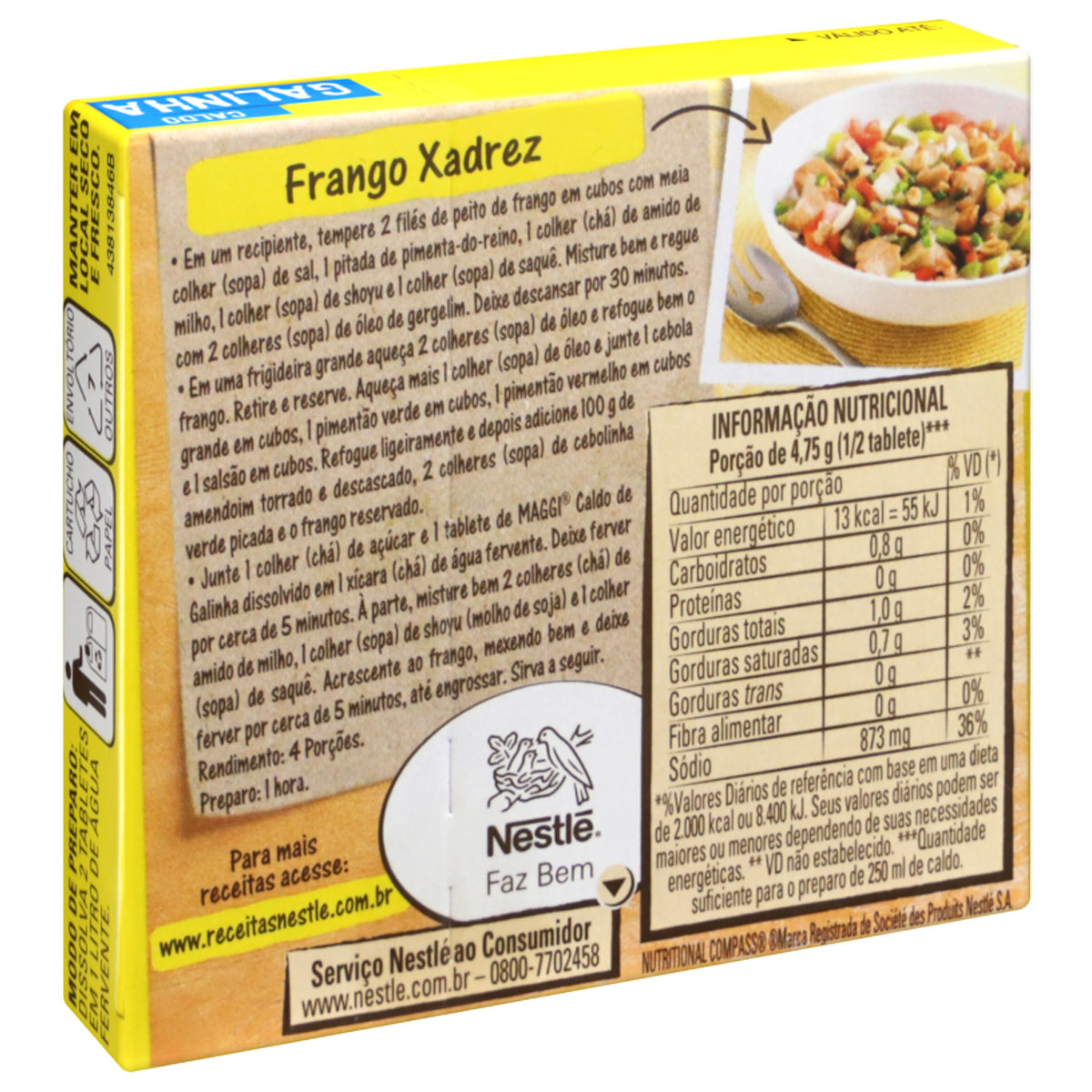 MAGGI - Hühnerbrühe "Caldo Galinha" 57g