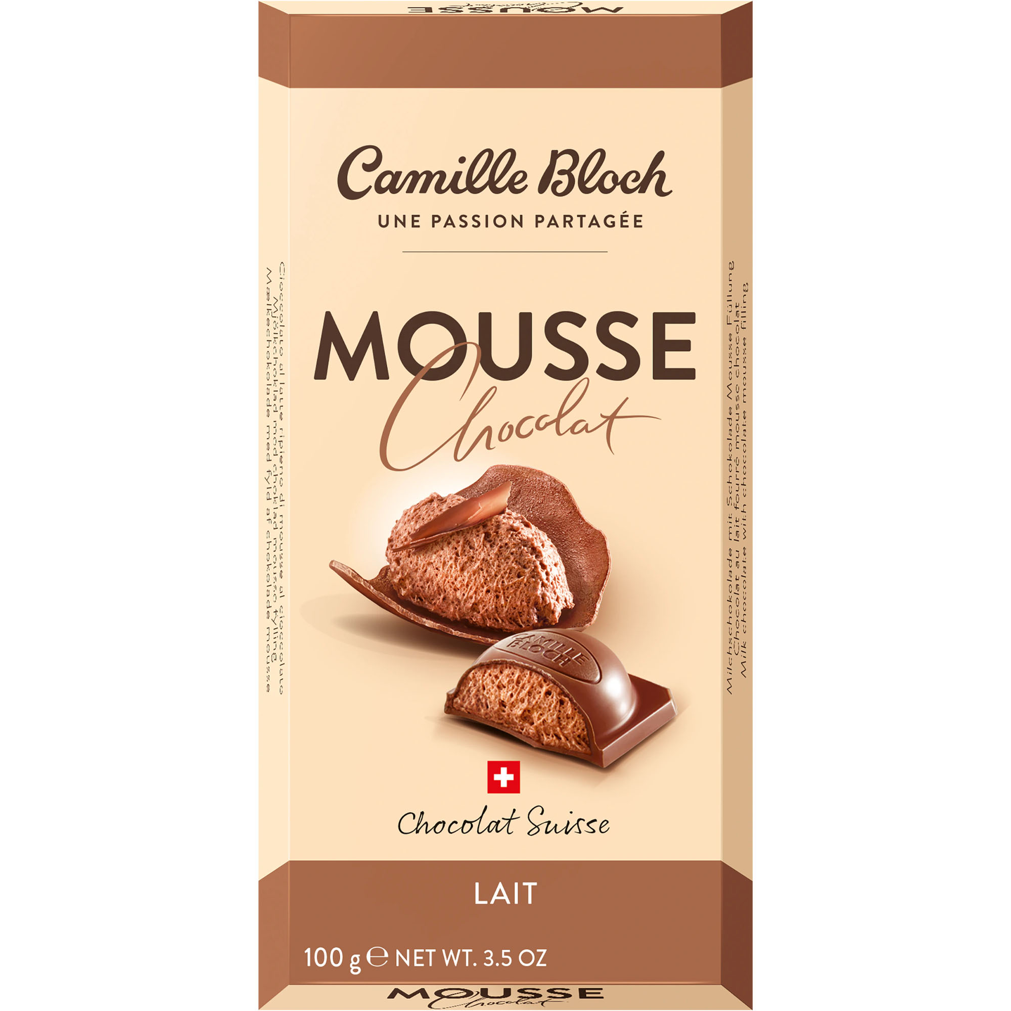 CAMILLE BLOCH Mousse Chocolat Lait 100g