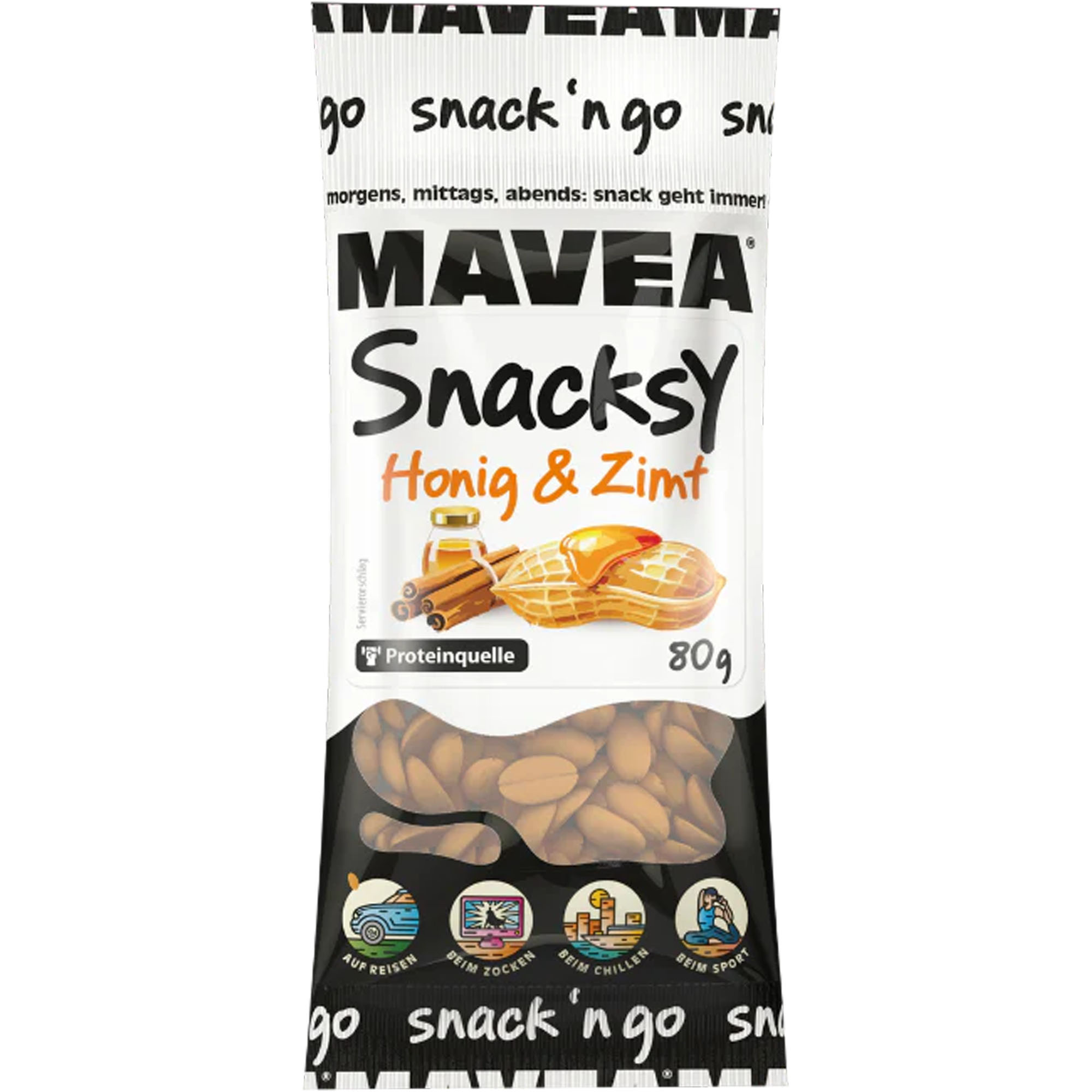 MAVEA Snacksy Honig & Zimt 80g