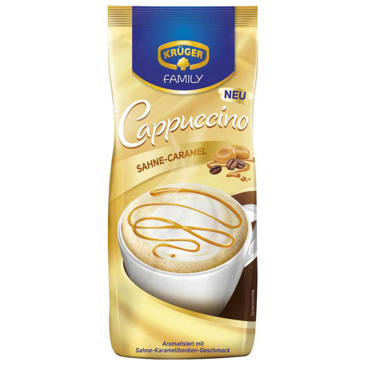 KRÜGER FAMILY Typ Cappuccino Sahne Caramel 500g