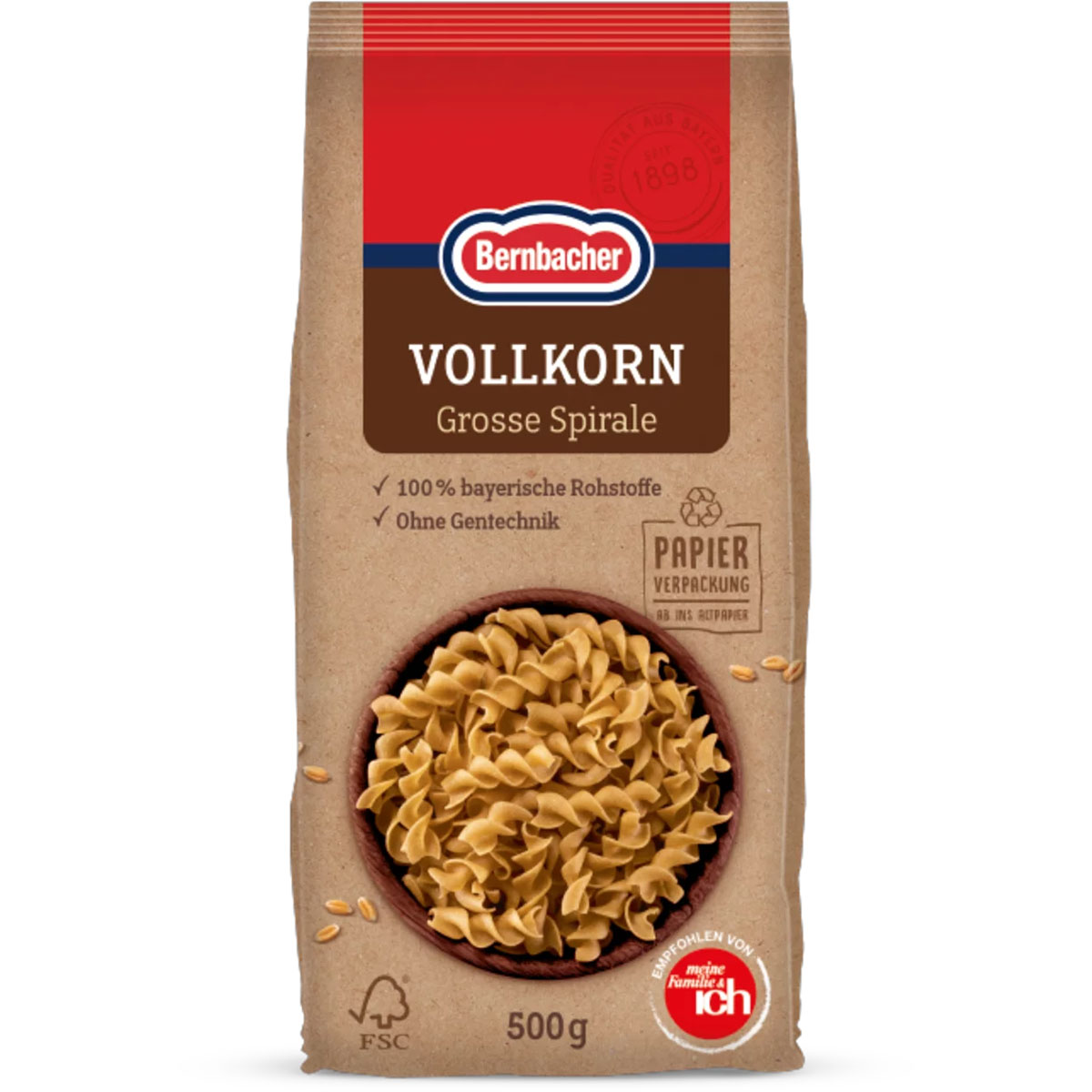 BERNBACHER Vollkorn Grosse Spirale 500g