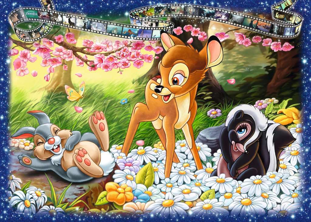 RAVENSBURGER Puzzle Disney Bambi 1000 Teile 70x50 cm