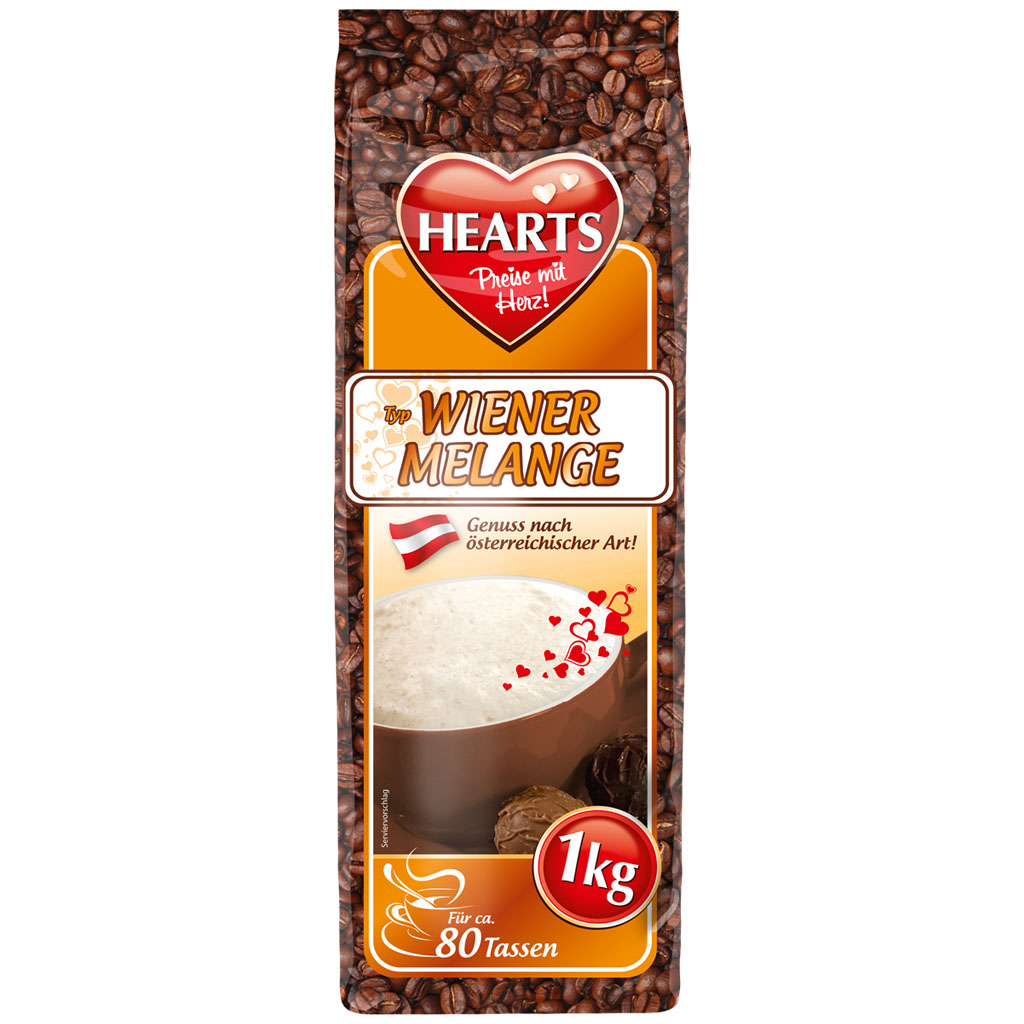 HEARTS Typ Wiener Melange 1kg