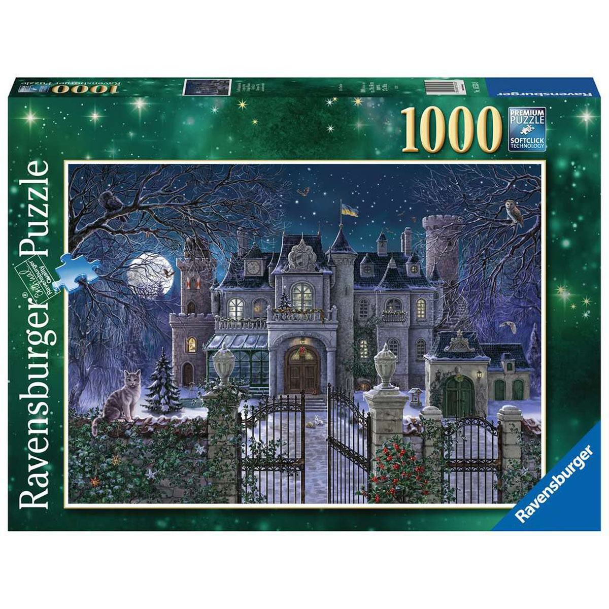 RAVENSBURGER Puzzle Die Weihnachtsvilla 1000 Teile