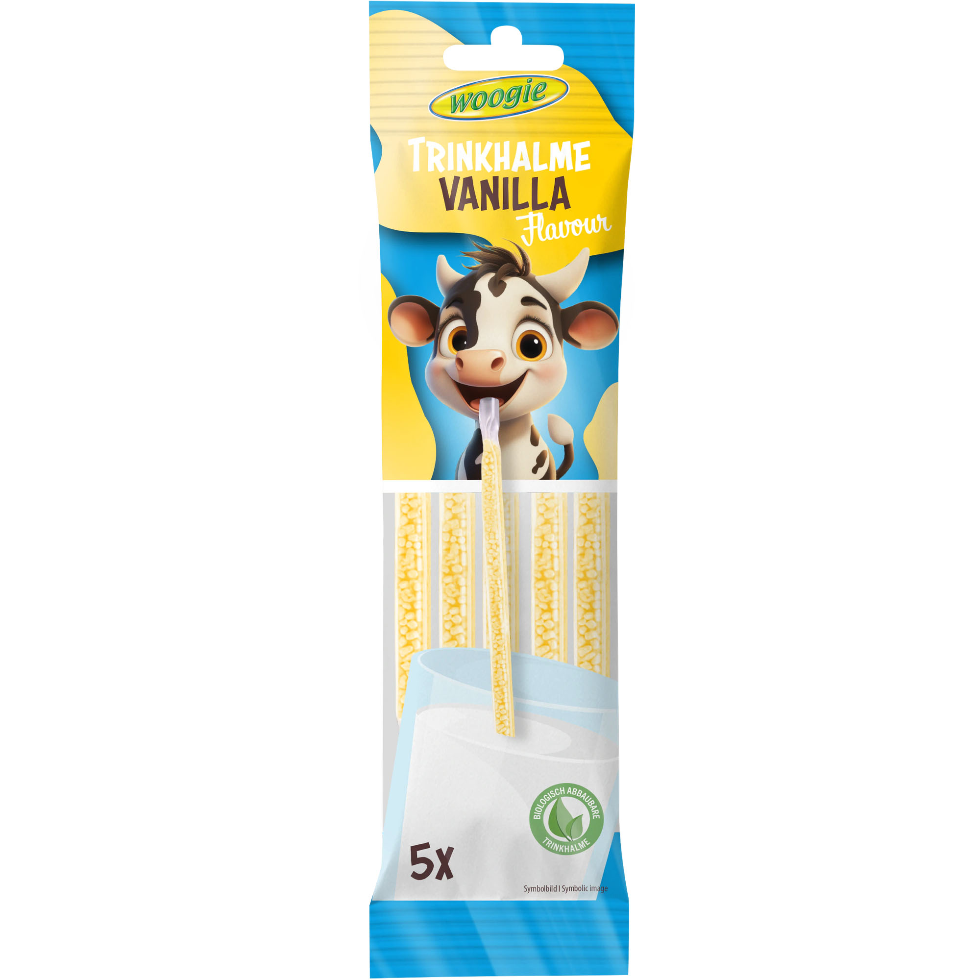 WOOGIE Trinkhalme Vanilla Flavour 5x6g (30g)
