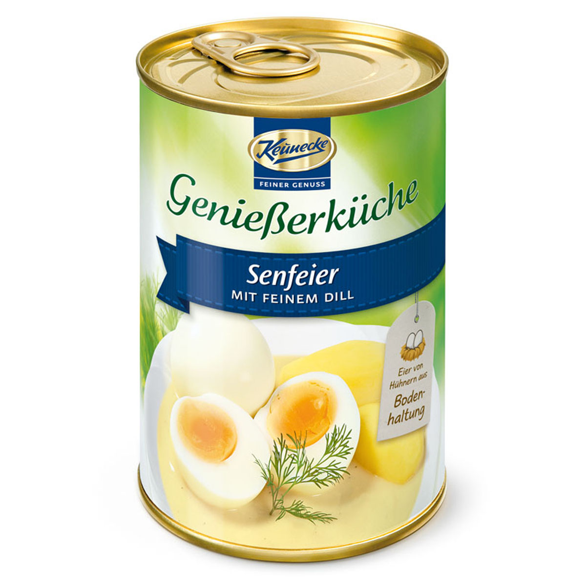 KEUNECKE - Senfeier mit feinem Dill 400g
