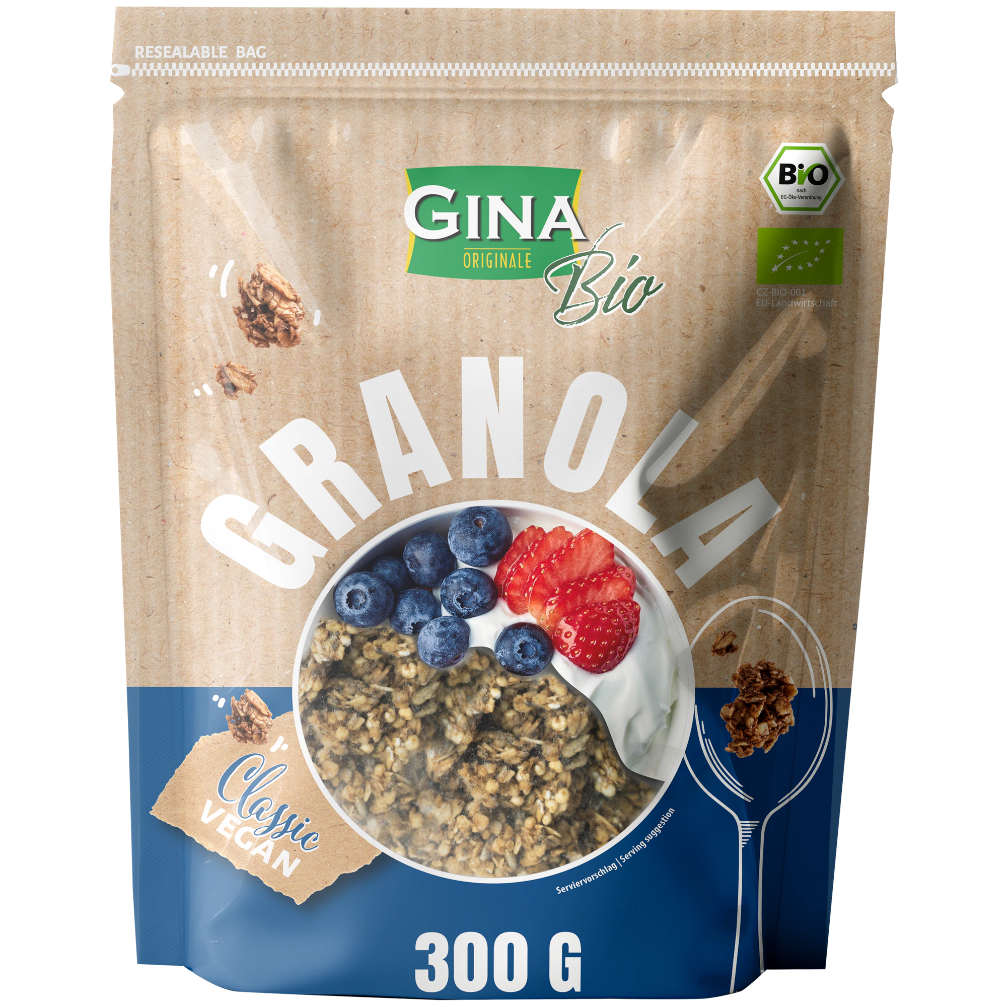 GINA Bio Granola Classic 300g