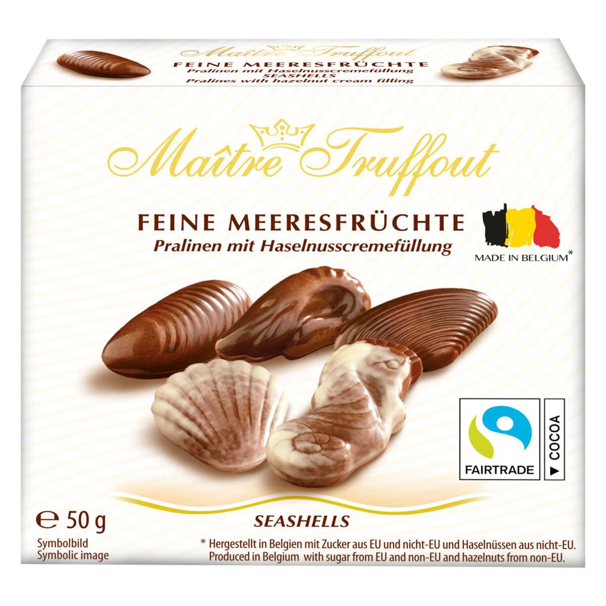 MÂITRE TRUFFOUT Feine Meeresfrüchte Pralinen 50g