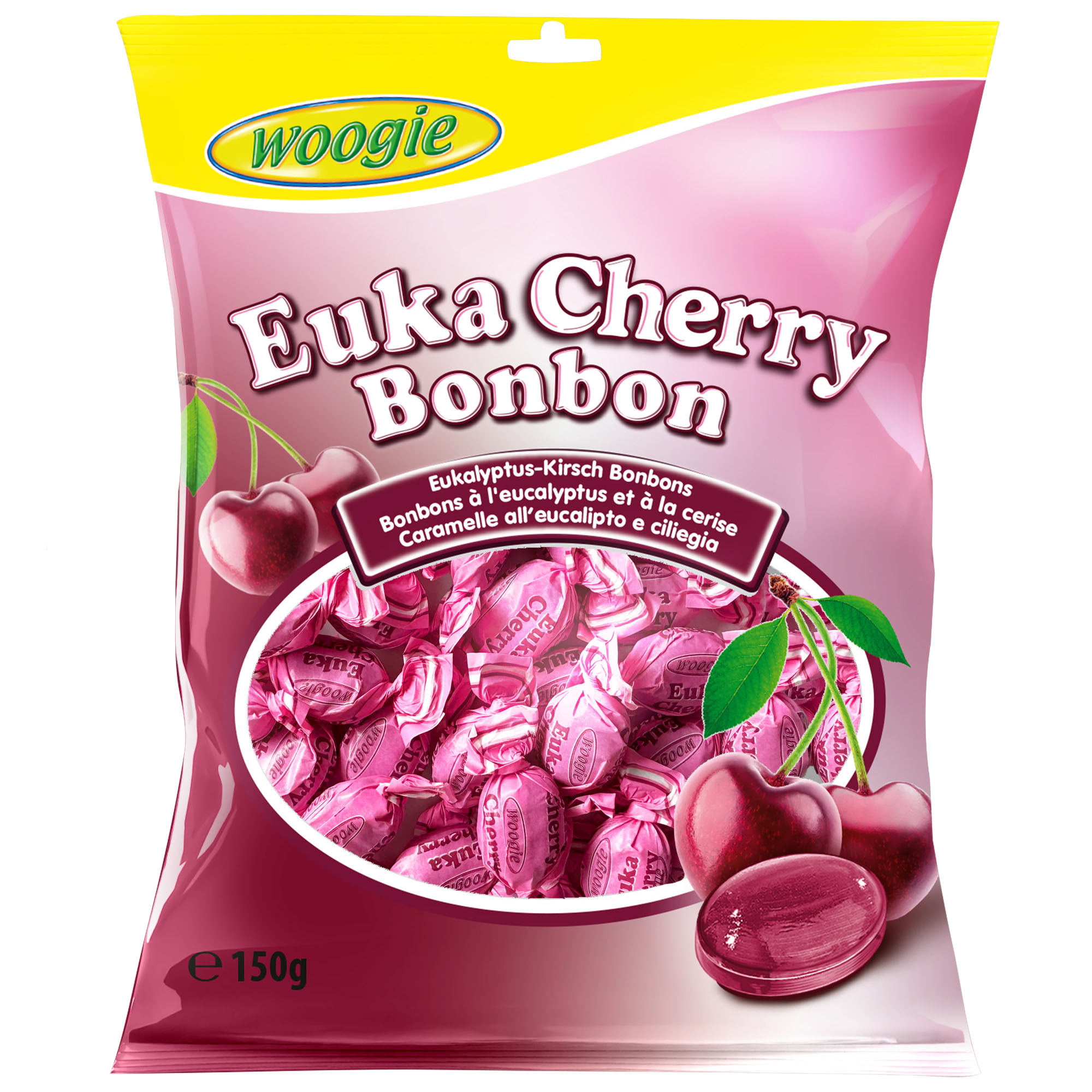 WOOGIE Euka Cherry Bonbon 150g