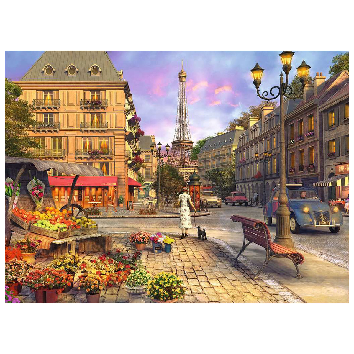 Ravensburger Puzzle - Spaziergang durch Paris, 500 Teile