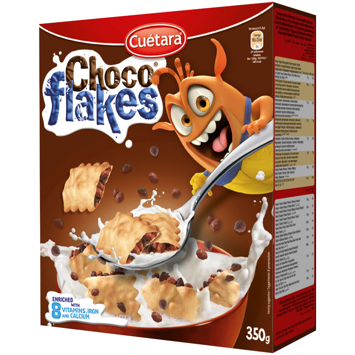 CUETARA Choco flakes 350g