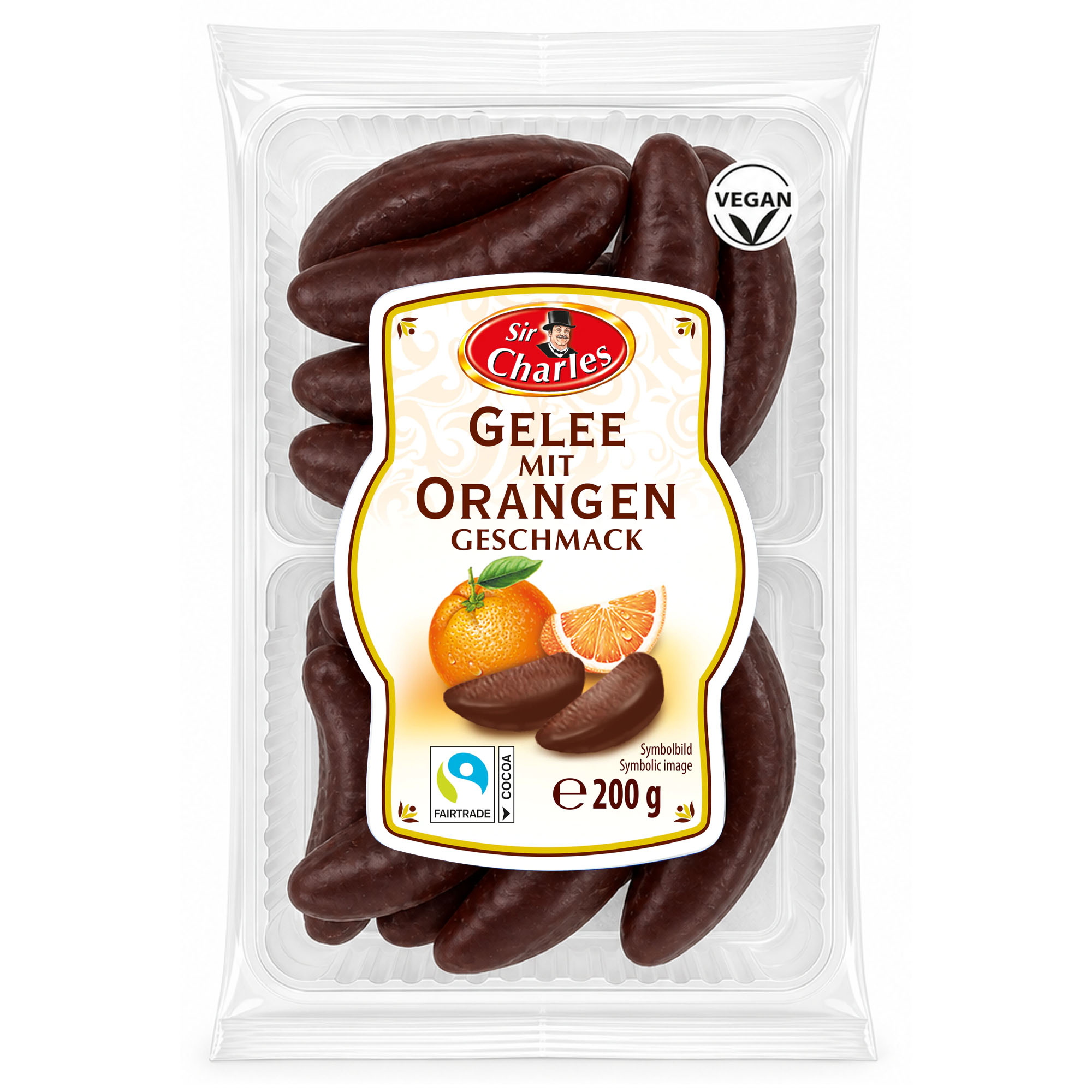 SIR CHARLES Gelee mit Orangengeschmack 200g