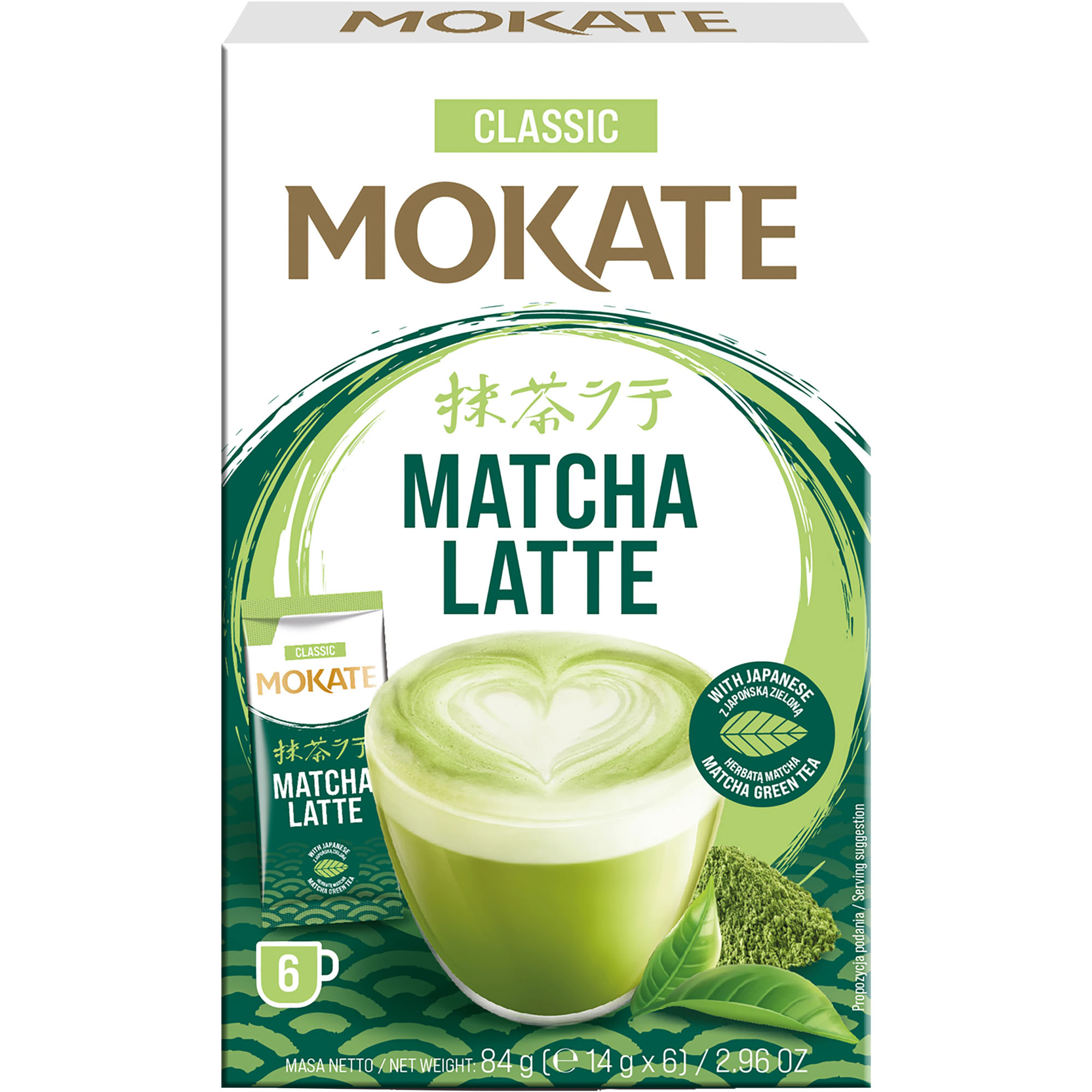 MOKATE Instant Getränkepulver Matcha Latte 84g