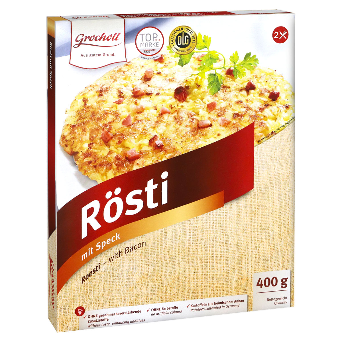 GROCHOLL Rösti mit Speck 400g