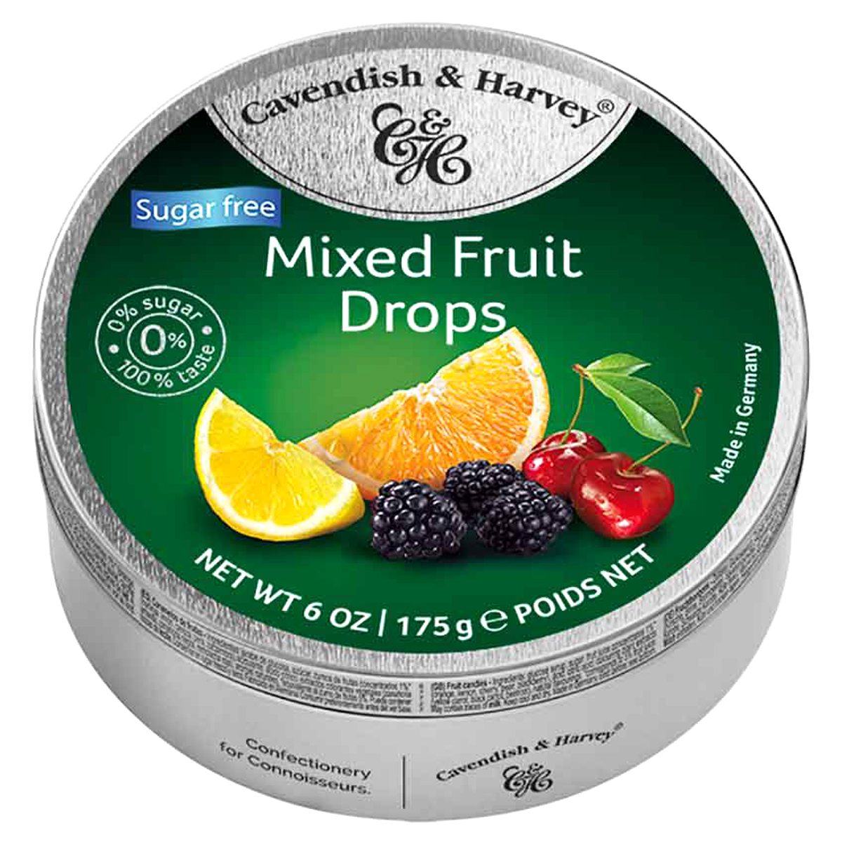 CAVENDISH & HARVEY Sugar Free Mixed Fruit Drops 200g