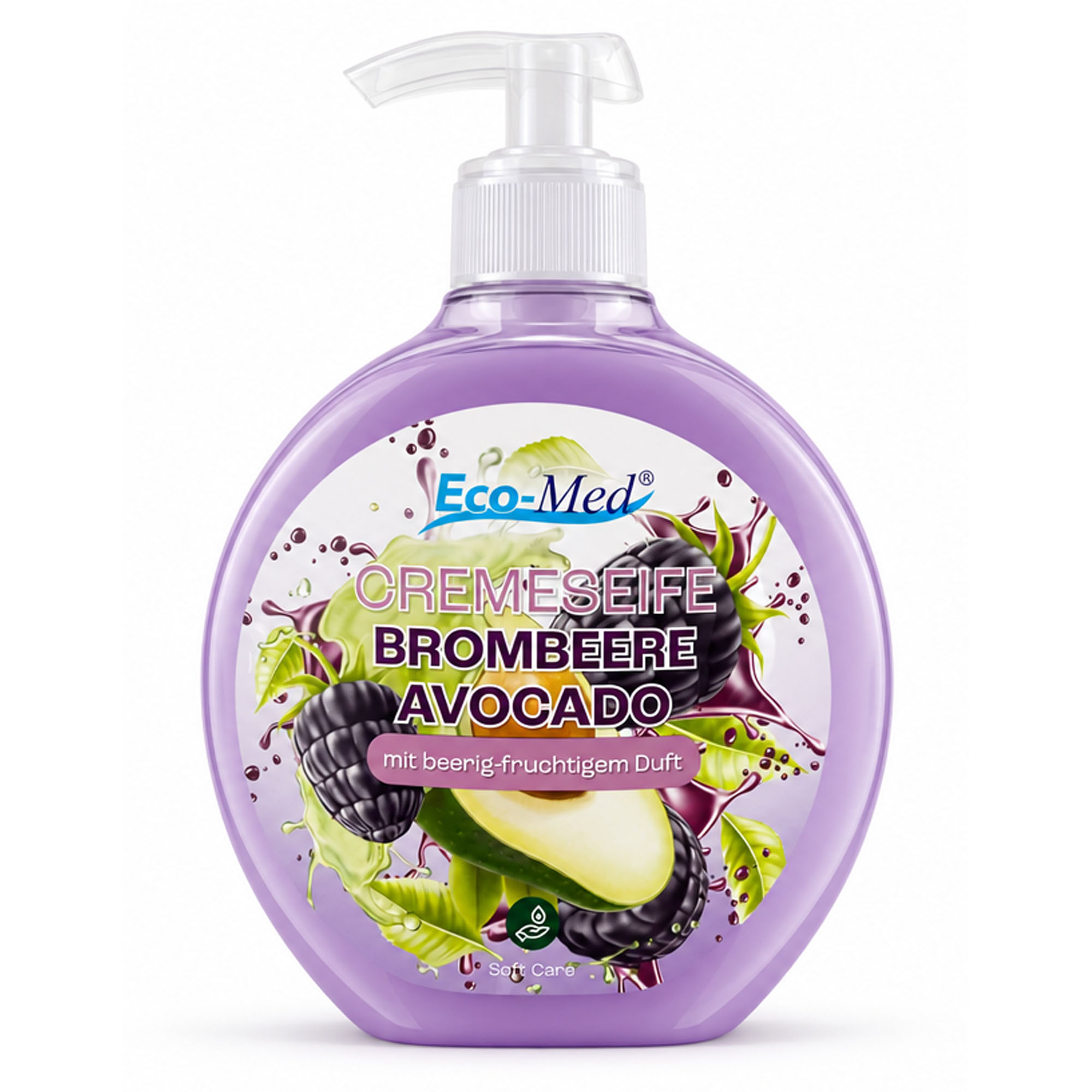 ECO-MED Cremeseife Brombeere Avocado 500ml