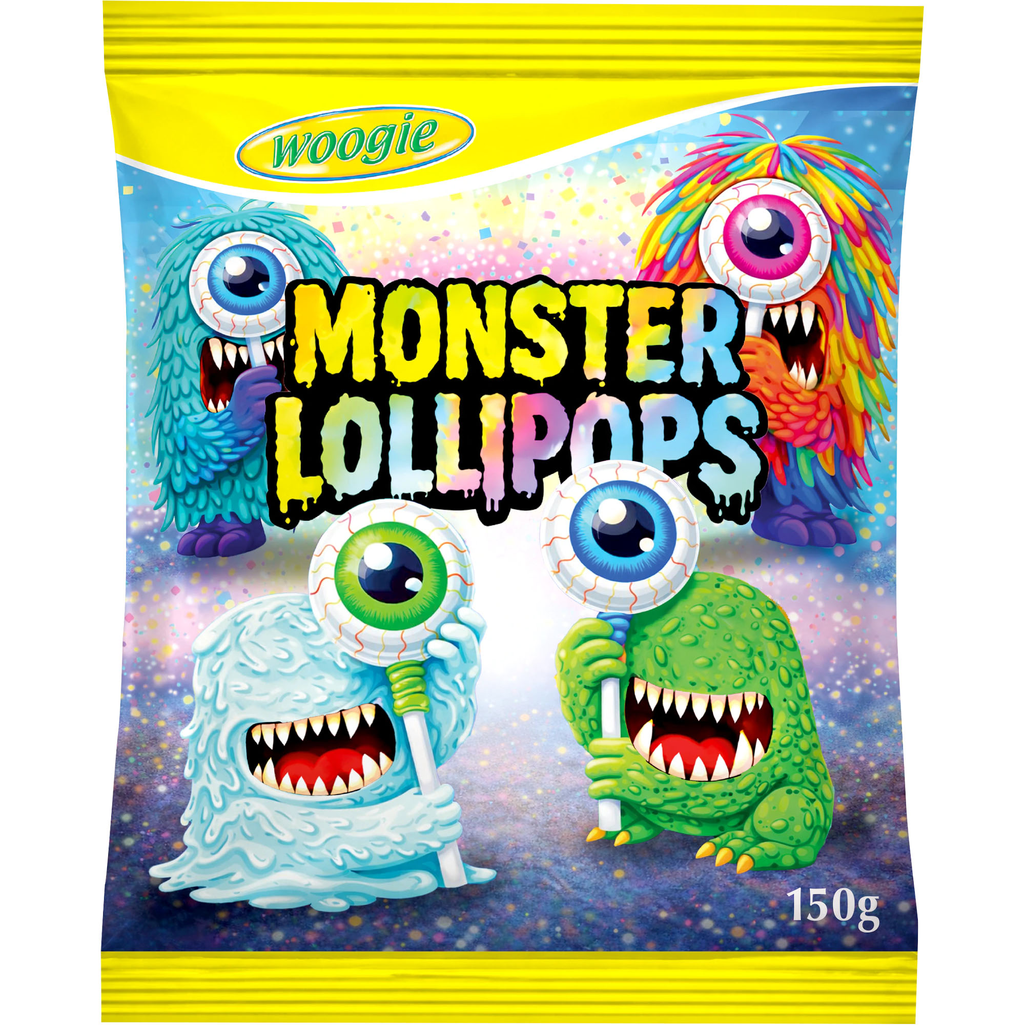 WOOGIE Monster Lollipops 150g