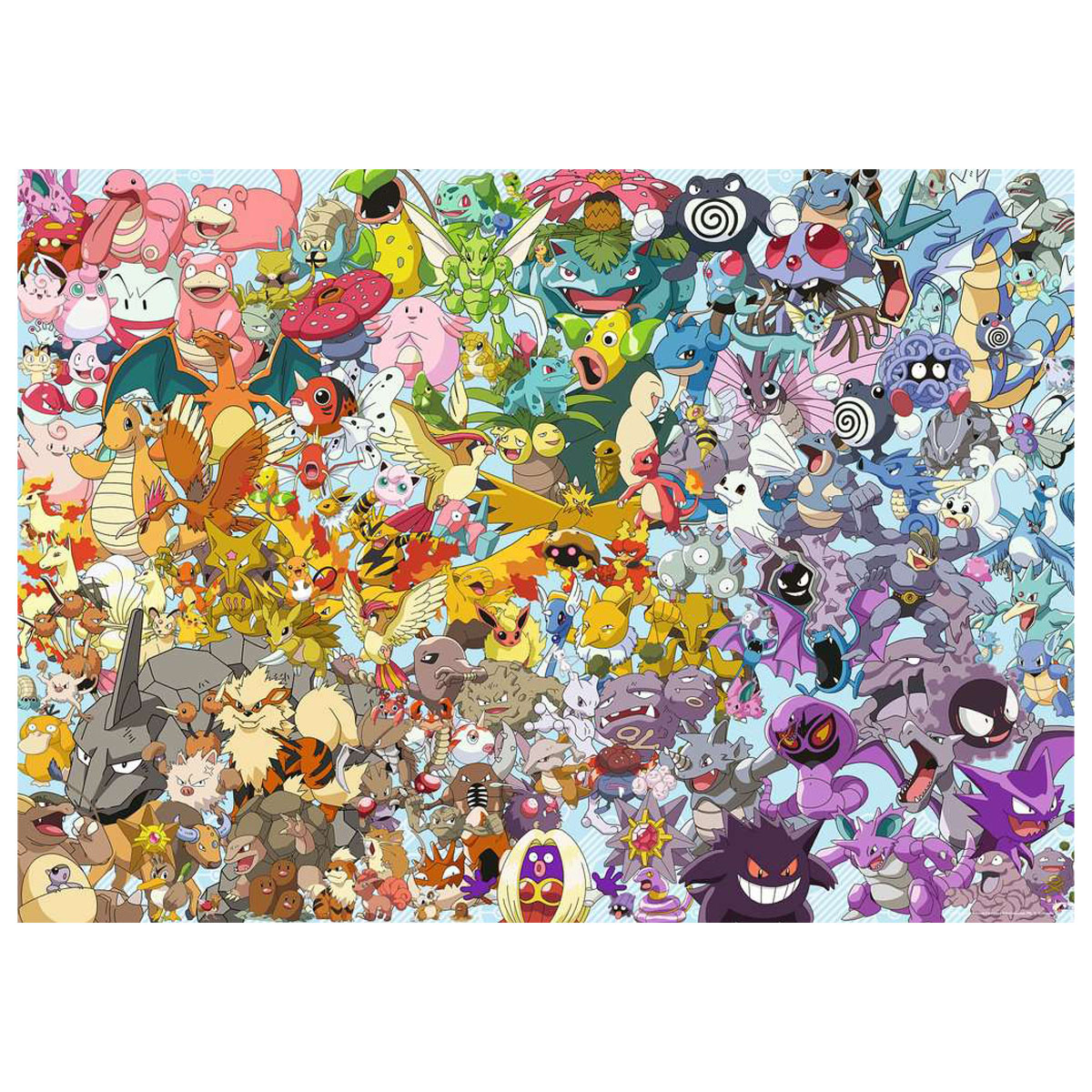 RAVENSBURGER Puzzle Challenge Pokémon 1000 Teile 70x50 cm