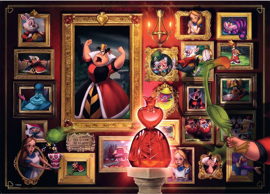 RAVENSBURGER Puzzle Disney Villainous "Queen of Hearts" 1000 Teile