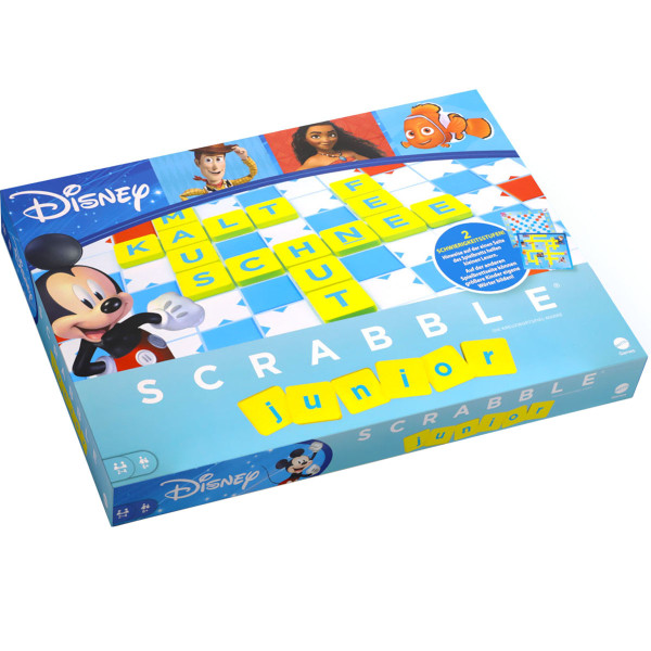 MATTEL GAMES Kinder Brettspiel Wortspiel Gedächtnisspiel Scrabble Junior Disney