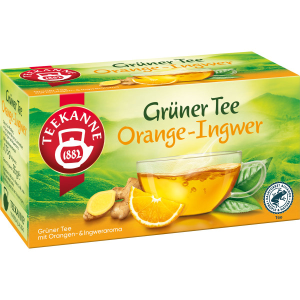 TEEKANNE Grüner Tee Orange-Ingwer 20er