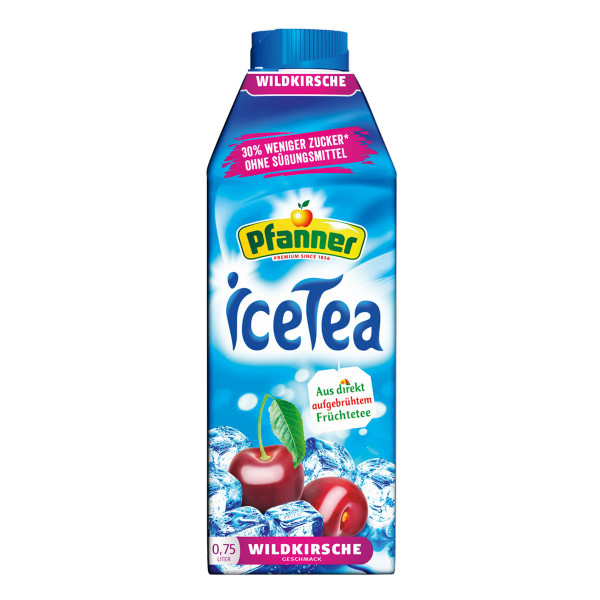 Pfanner - IceTea Wildkirsche Geschmack 0,75L