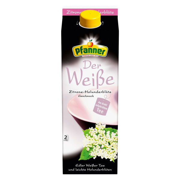 Pfanner - Der Weiße Tee Zitrone Holunderblüte 2L