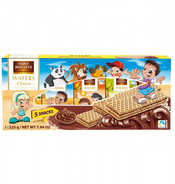 FEINY BISCUITS - Wafers Choco Snacks 5er Pack