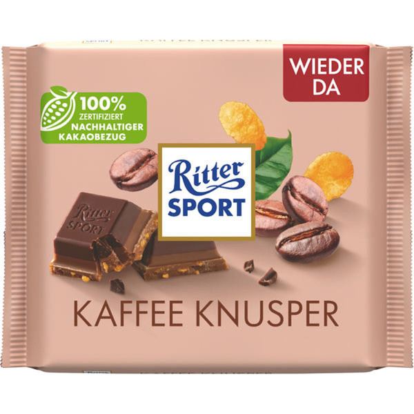RITTER SPORT - Kaffee Knusper 100g
