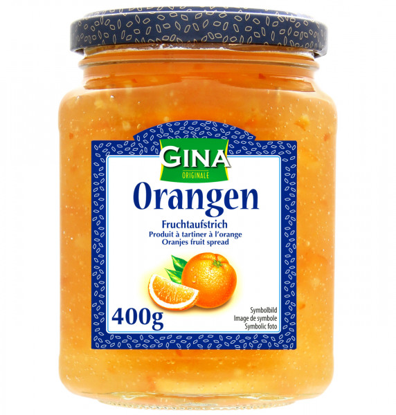 GINA - Fruchtaufstrich Orangen 400g