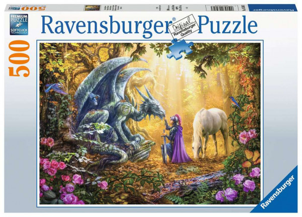 Ravensburger Puzzle - Drachenflüsterer, 500 Teile