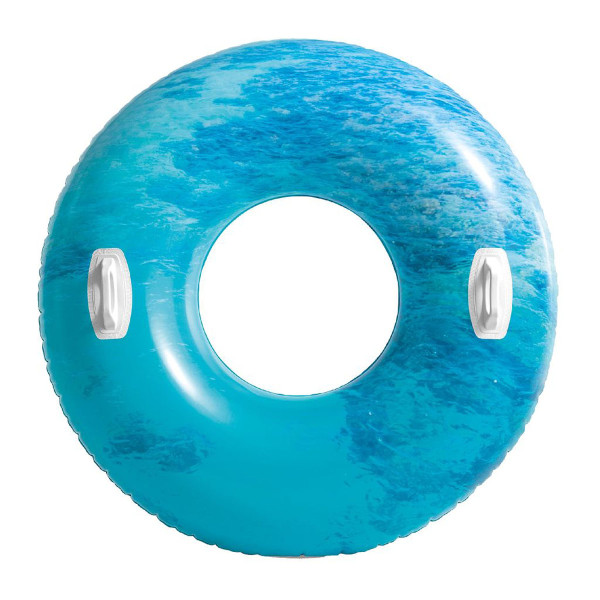 INTEX - Schwimmring Naturwellen Blau 1,14m