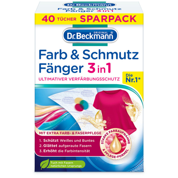 Dr.Beckmann - Farb & Schmutz Fänger 3in1 40 Tücher