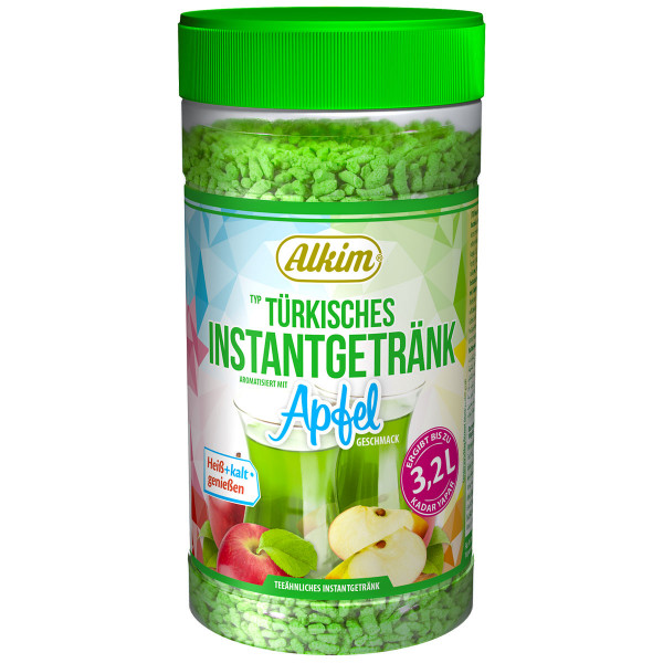 ALKIM - Typ Türkisches Instantgetränk Apfel Geschmack 400g