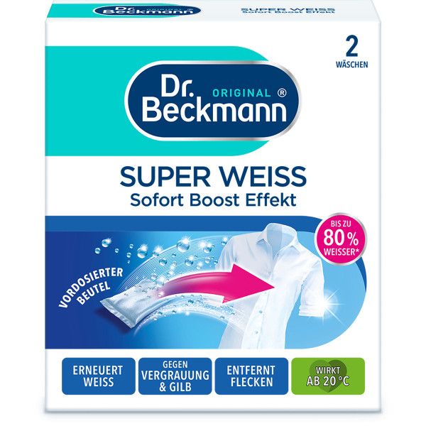 DR.BECKMANN Super Weiß 2x40g