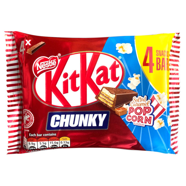 KitKat - Chunky Salted Caramel Popcorn 136g