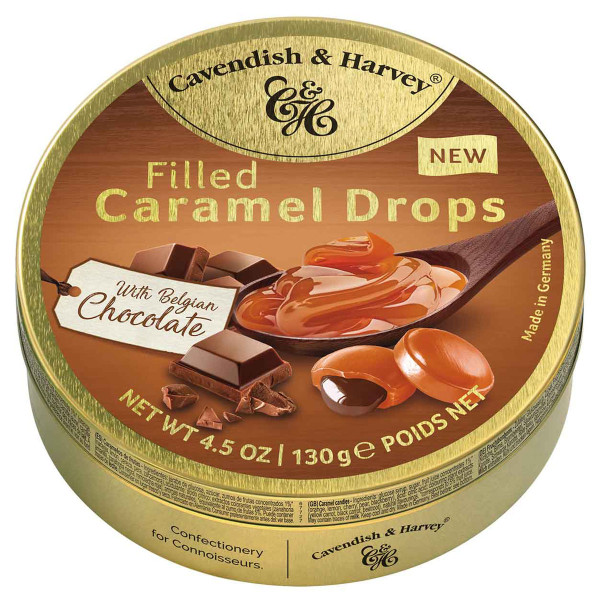 CAVENDISH & HARVEY Filled Caramel Drops with Belgian Chocolate 130g